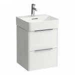 Spintelė praustuvui Laufen BASE 433x391x515 mm, su dviem stalčiais, praustuvui 815281, spalva- balta matinė 